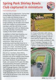 News from Spring Park Shirley Bowling Green - SPAN Magazine  - May 2026